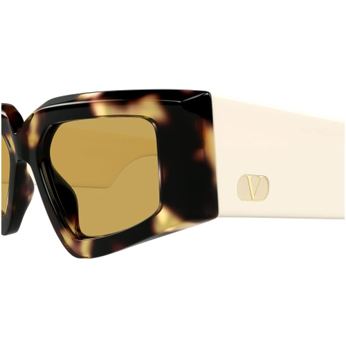 Valentino VG0006S 002 Havana Nicotine Geometric VLogo Gunes Gozlugu