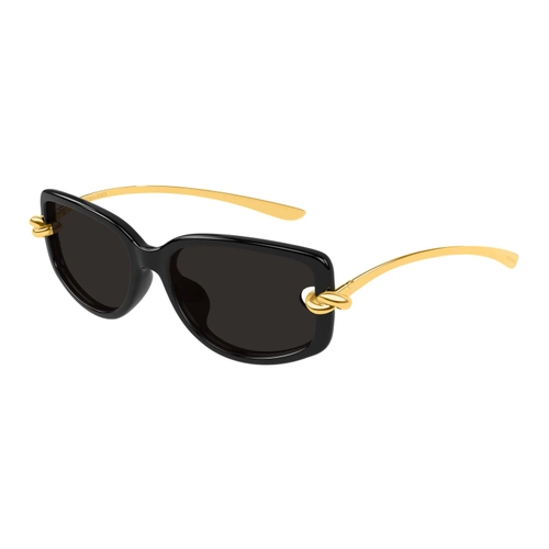 Bottega Veneta BV1440SA 001 Kad�n G�ne� G�zl��� Siyah Gold Knot