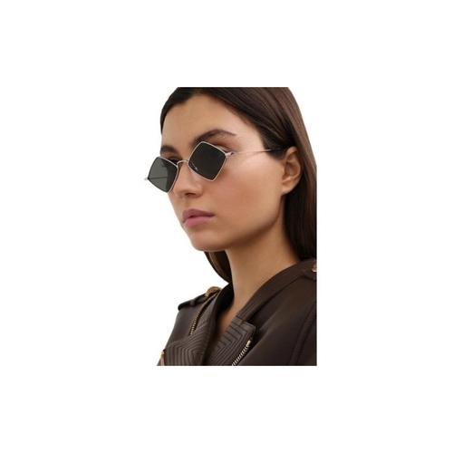 Saint Laurent SL 302 Lisa 004 Alt�n Gri Unisex G�ne� G�zl���