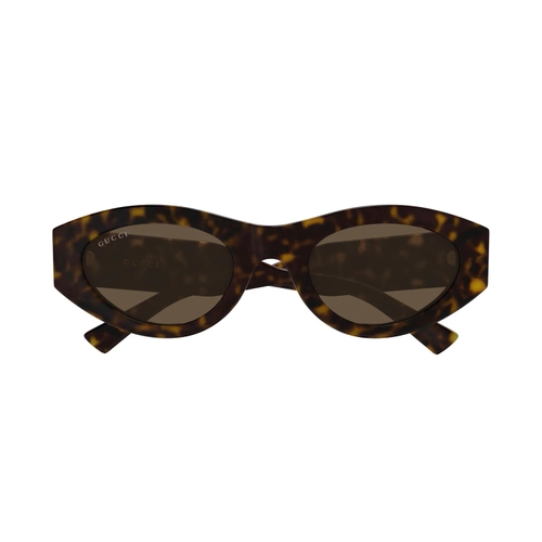 Gucci GG2065S 002 Havana Brown Oval Kadin Gunes Gozlugu