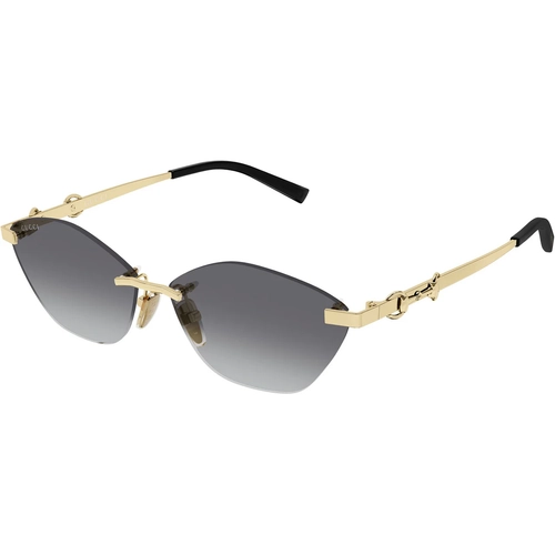 Gucci GG2050S 002 Gold Grey Cat Eye Kadin Gunes Gozlugu