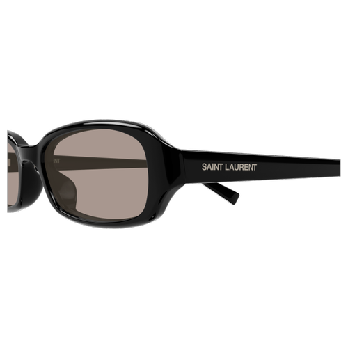Saint Laurent SL 872 Erin 002 Black Light Brown Oval Gunes Gozlugu