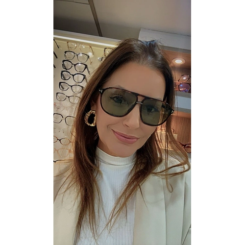 Tom Ford TF1026 54N Havana Ye�il Unisex G�ne� G�zl���