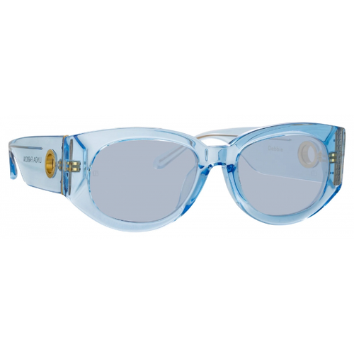 Linda Farrow Debbie LFL1059C9 Blue D-Frame Gunes Gozlugu