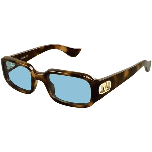 Valentino VG0016S 003 Havana Rectangular Kad�n Gunes Gozlugu