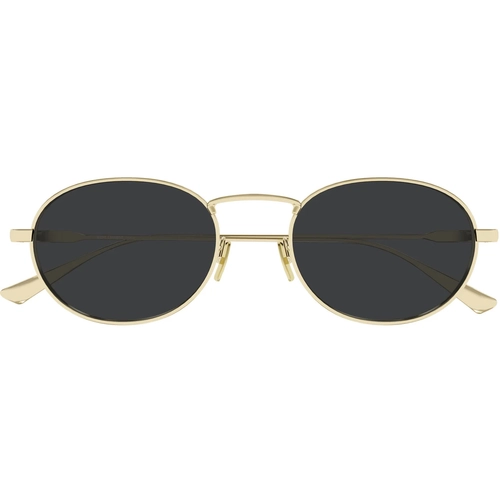 Saint Laurent SL 799 003 Erkek G�ne� G�zl��� Gold Oval Metal