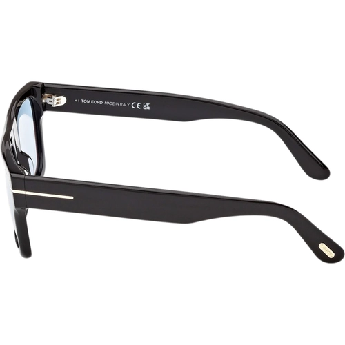 Tom Ford Cyrus-02 FT1337 01V Erkek G�ne� G�zl��� Siyah Mavi Lens