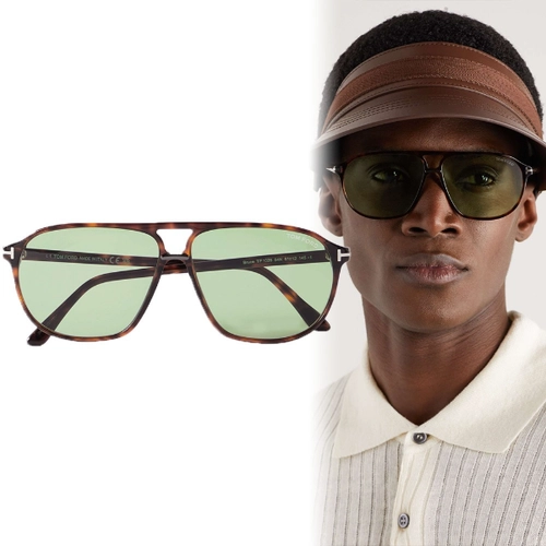 Tom Ford TF1026 54N Havana Ye�il Unisex G�ne� G�zl���