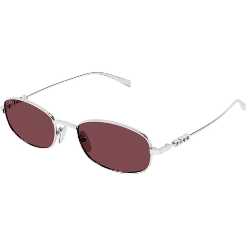 Gucci GG1940S 003 Erkek G�ne� G�zl��� Silver Panthos K�rm�z� Lens