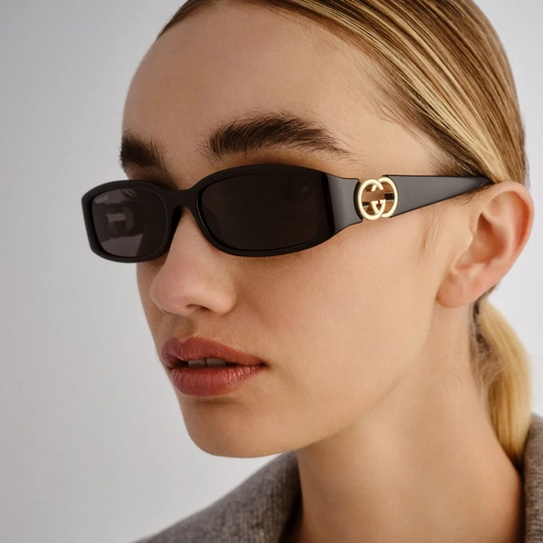 Gucci GG1661S 001 Siyah Gri Kad�n G�ne� G�zl���