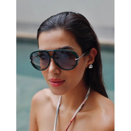 Bottega Veneta BV1273S 008 Ye�il Gri Kad�n G�ne� G�zl���