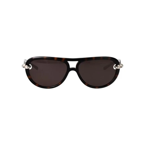Bottega Veneta BV1418S 002 Knot Aviator Havana Gri Kad�n G�ne� G�zl���