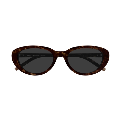 Saint Laurent SL M154 002 Medium Havana Gri Oval Cat Eye Kad�n G�ne� G�zl���