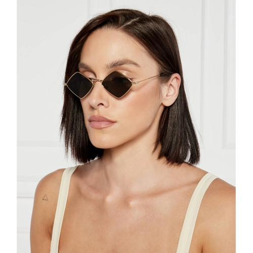 Saint Laurent SL 302 Lisa 004 Alt�n Gri Unisex G�ne� G�zl���