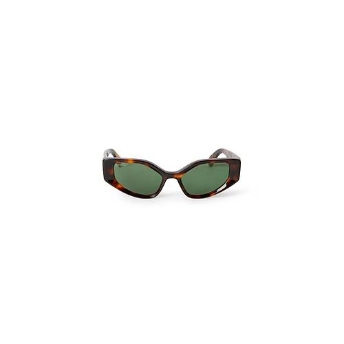 OFF WHITE MEMPHIS SUNGLASSES HAVANA GREEN Gne Gzl