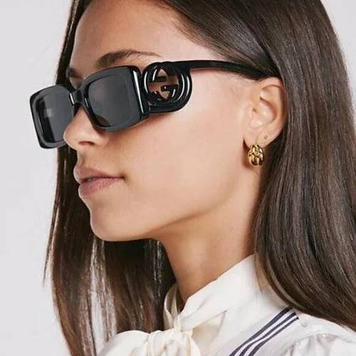 Gucci GG1325S 001 Siyah Gri Kad�n G�ne� G�zl���