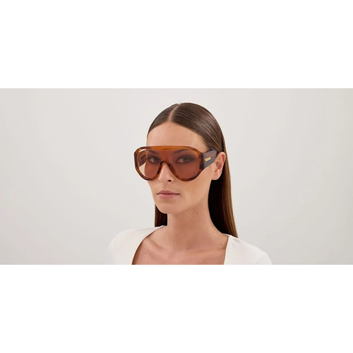 Bottega Veneta BV1345S 007 Unisex G�ne� G�zl��� Havana Shield