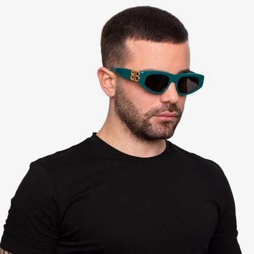 Balenciaga BB0095S 005 Ye�il Gri Kad�n G�ne� G�zl���