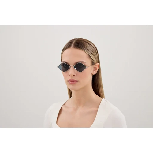 Saint Laurent SL 302 Lisa 012 Unisex G�ne� G�zl��� Silver Geometrik