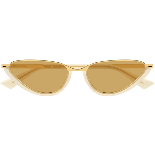 Bottega Veneta BV1346S 003 Yellow Cat-Eye Kadin Gunes Gozlugu