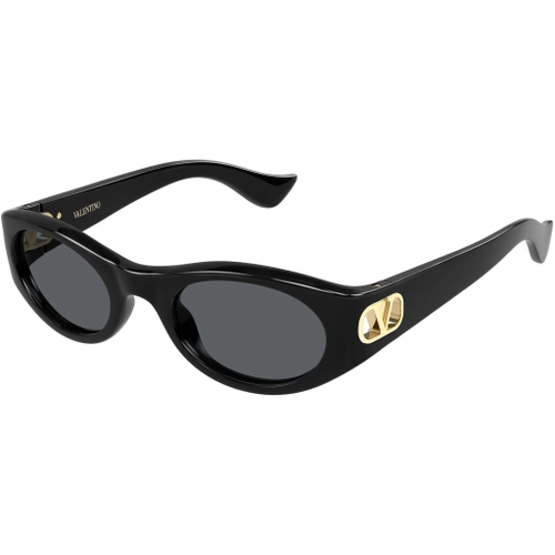 Valentino VG0015S 001 Black Grey Panthos VLogo Gunes Gozlugu