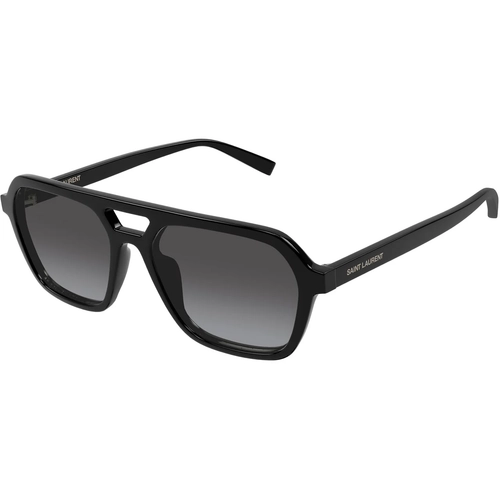 Saint Laurent SL 905 001 Black Grey Aviator Unisex Gunes Gozlugu