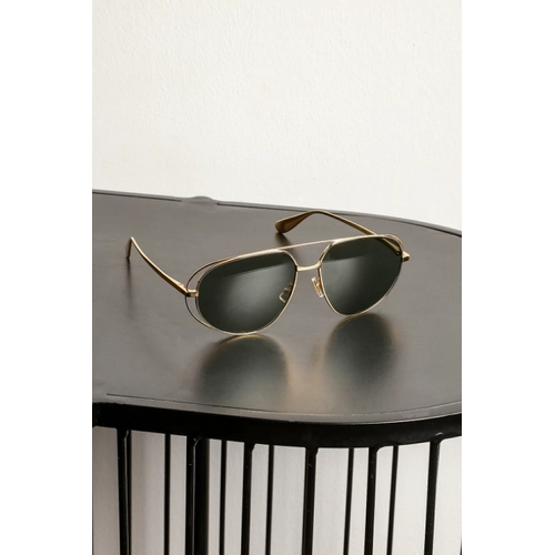 Bottega Veneta BV1344S 001 Alt�n Ye�il Unisex G�ne� G�zl���