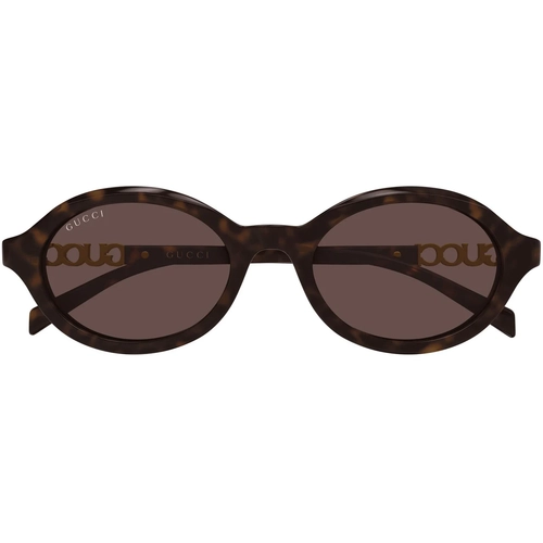 Gucci GG2153S 002 Havana Brown Oval Kadin Gunes Gozlugu