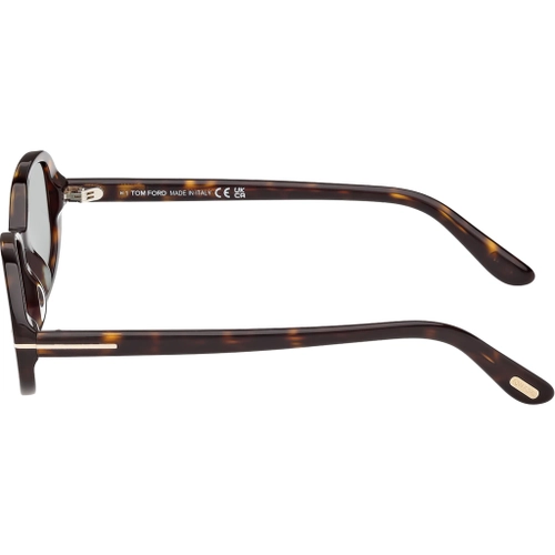 Tom Ford Iggy FT1364 52N Dark Havana Green Oval Kadin Gunes Gozlugu