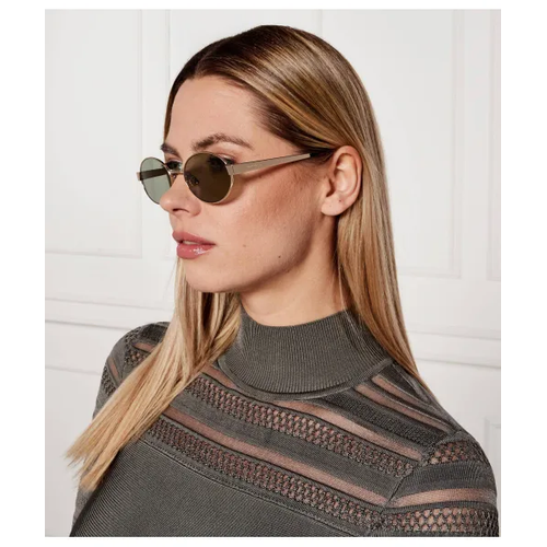Saint Laurent SL 692 003 Alt�n Oval Kad�n G�ne� G�zl���