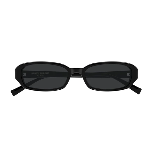 Saint Laurent SL 872 Erin 001 Black Oval Full Black Gunes Gozlugu