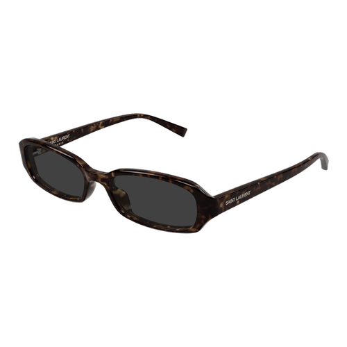 Saint Laurent SL 872 Erin 003 Havana Dark Grey Oval Gunes Gozlugu