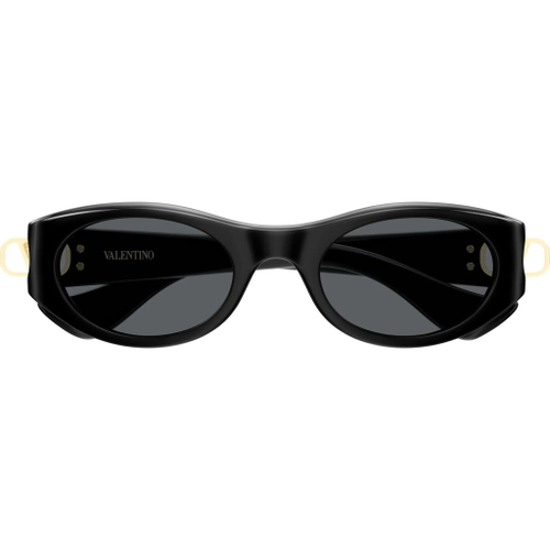 Valentino VG0015S 001 Black Grey Panthos VLogo Gunes Gozlugu