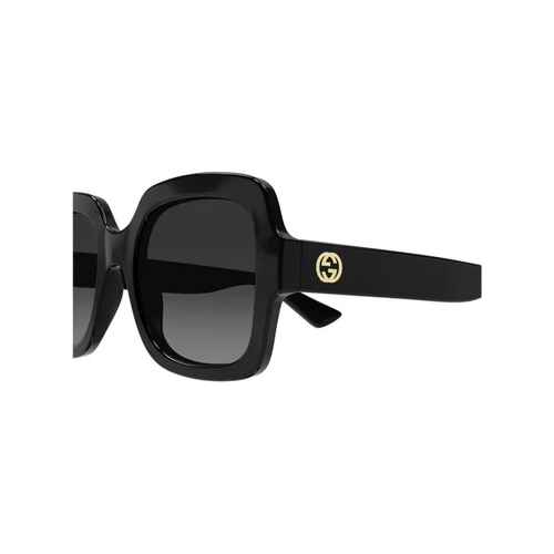 Gucci GG1337S 002 Black Grey Polarized Oversize Kadin Gunes Gozlugu