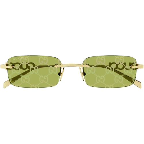 Gucci GG1808S 002 Gold Green Unisex Gunes Gozlugu
