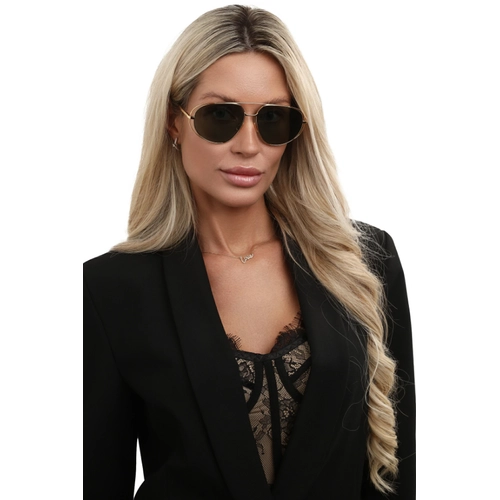 Bottega Veneta BV1344S 001 Alt�n Ye�il Unisex G�ne� G�zl���