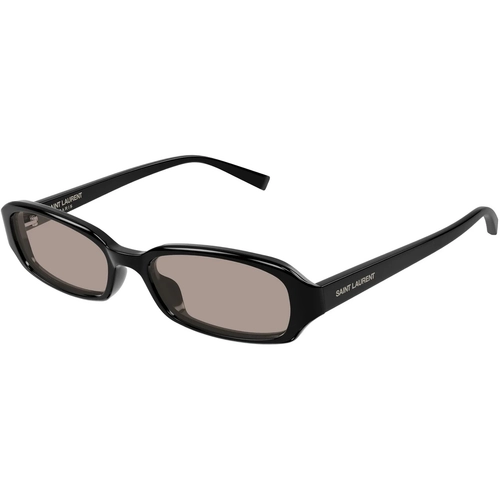 Saint Laurent SL 872 Erin 002 Black Light Brown Oval Gunes Gozlugu