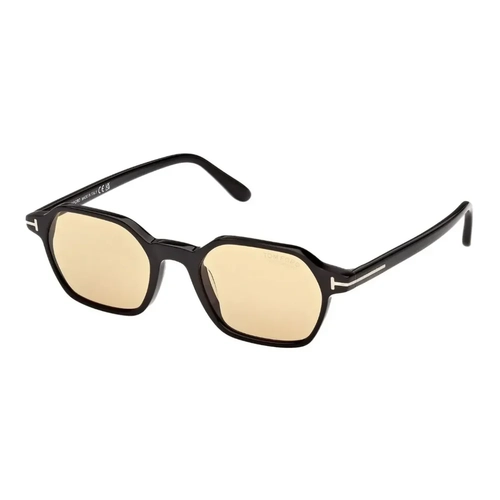 Tom Ford Joey-02 TF1301 01E Parlak Siyah Kahverengi Unisex G�ne� G�zl���