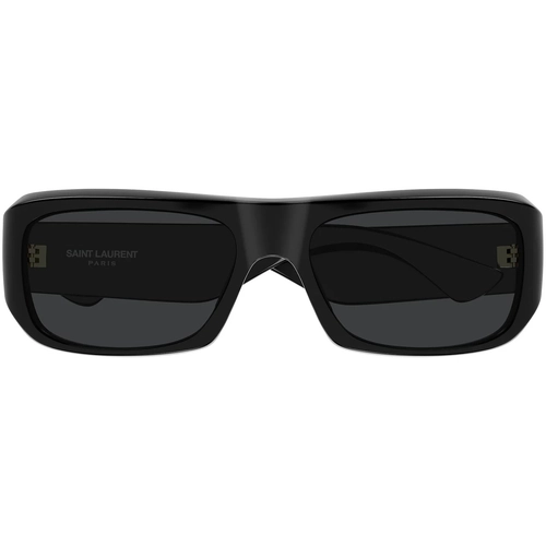 Saint Laurent SL 869 001 Black Rectangle Full Black Gunes Gozlugu