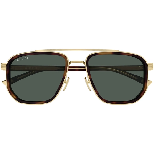 Gucci GG2073S 003 Endura Gold Havana Green Navigator Erkek Gunes