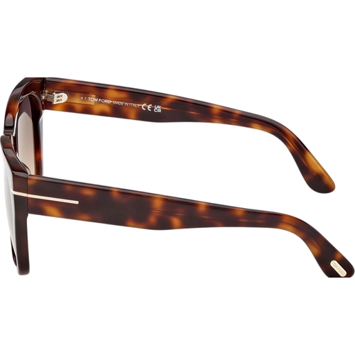 Tom Ford Flynn-02 FT1343 53B Kad�n Butterfly G�ne� G�zl��� Havana