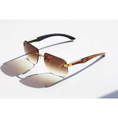 Maybach The Artist Sun I G/WCH/M09 Gold Wood Unisex Gunes Gozlugu