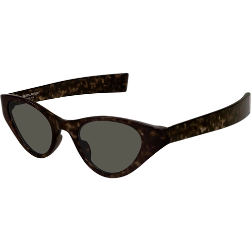 Saint Laurent SL M144 002 Solid Dark Havana Grey