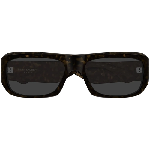 Saint Laurent SL 869 002 Havana Grey Rectangle Erkek Gunes Gozlugu