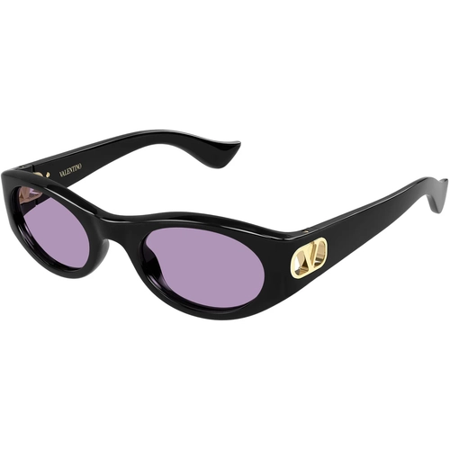 Valentino VG0015S 002 Black Violet Panthos Gunes Gozlugu