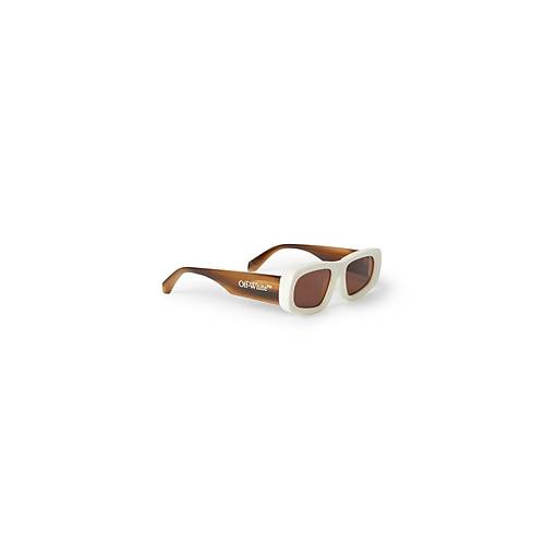 OFF WHITE Austn Sunglasses Whte Brown