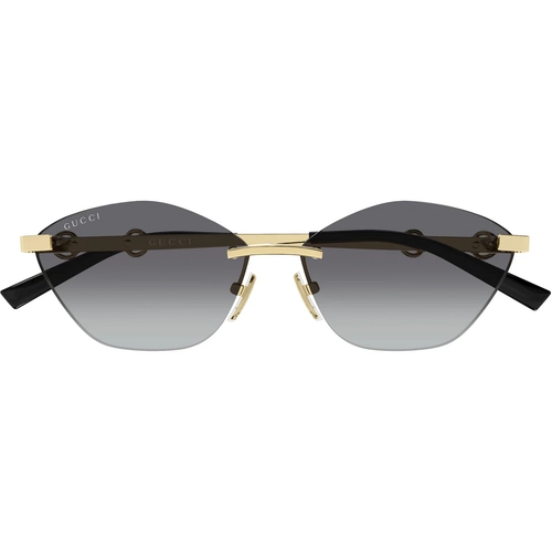 Gucci GG2050S 002 Gold Grey Cat Eye Kadin Gunes Gozlugu