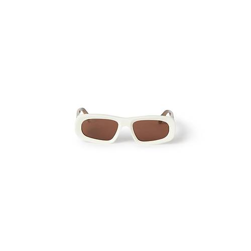 OFF WHITE Austn Sunglasses Whte Brown