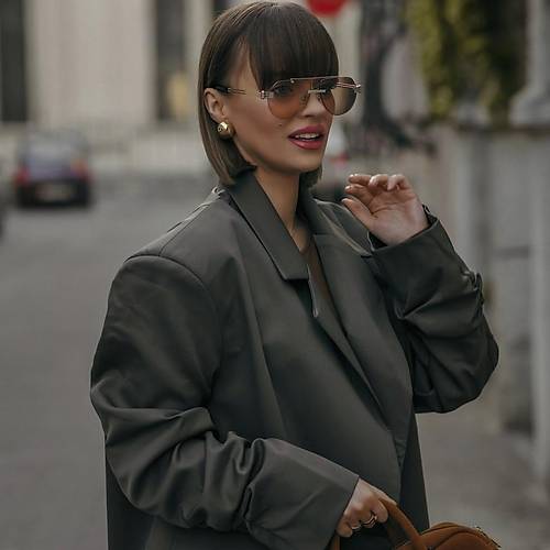 Bottega Veneta BV1342S 002 Alt�n Kare Unisex G�ne� G�zl���