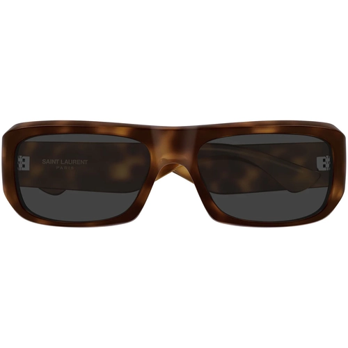 Saint Laurent SL 869 003 Havana Grey Rectangle Gunes Gozlugu